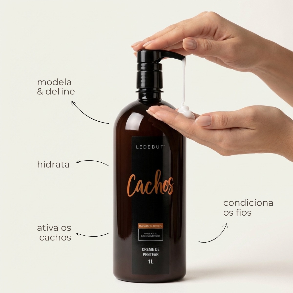 Aplicação do produto Cachos